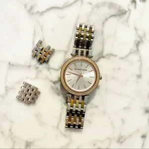 Michael kors darci watch silver discount